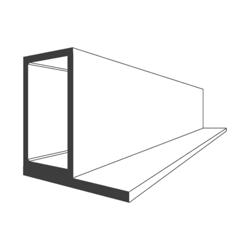 Rectangular Hollow Welded Flat Bar