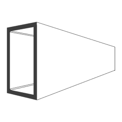 120 x 60 x 3.5 rectangular hollow section S235