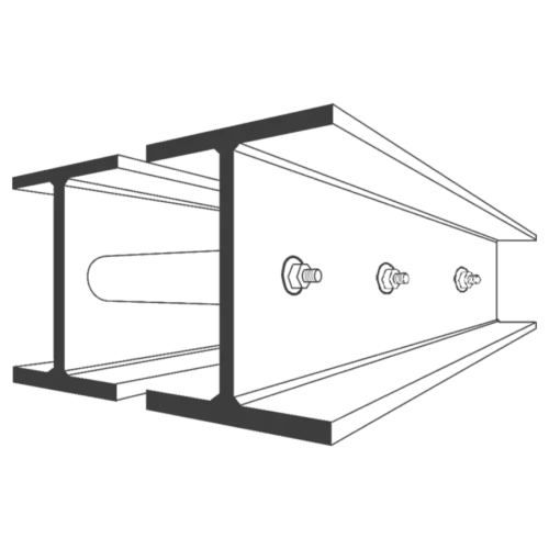 Universal Column Twin - CHS Spacer - Touching & Separate